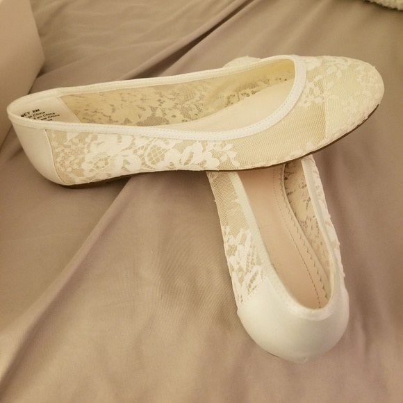 flat wedding shoes size 8